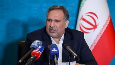 Shamseddin Hosseini in a press conference in the Iranian Parliament شمس‌الدین حسینی در نشست خبری تشریح بودجه سال 1402 در مجلس